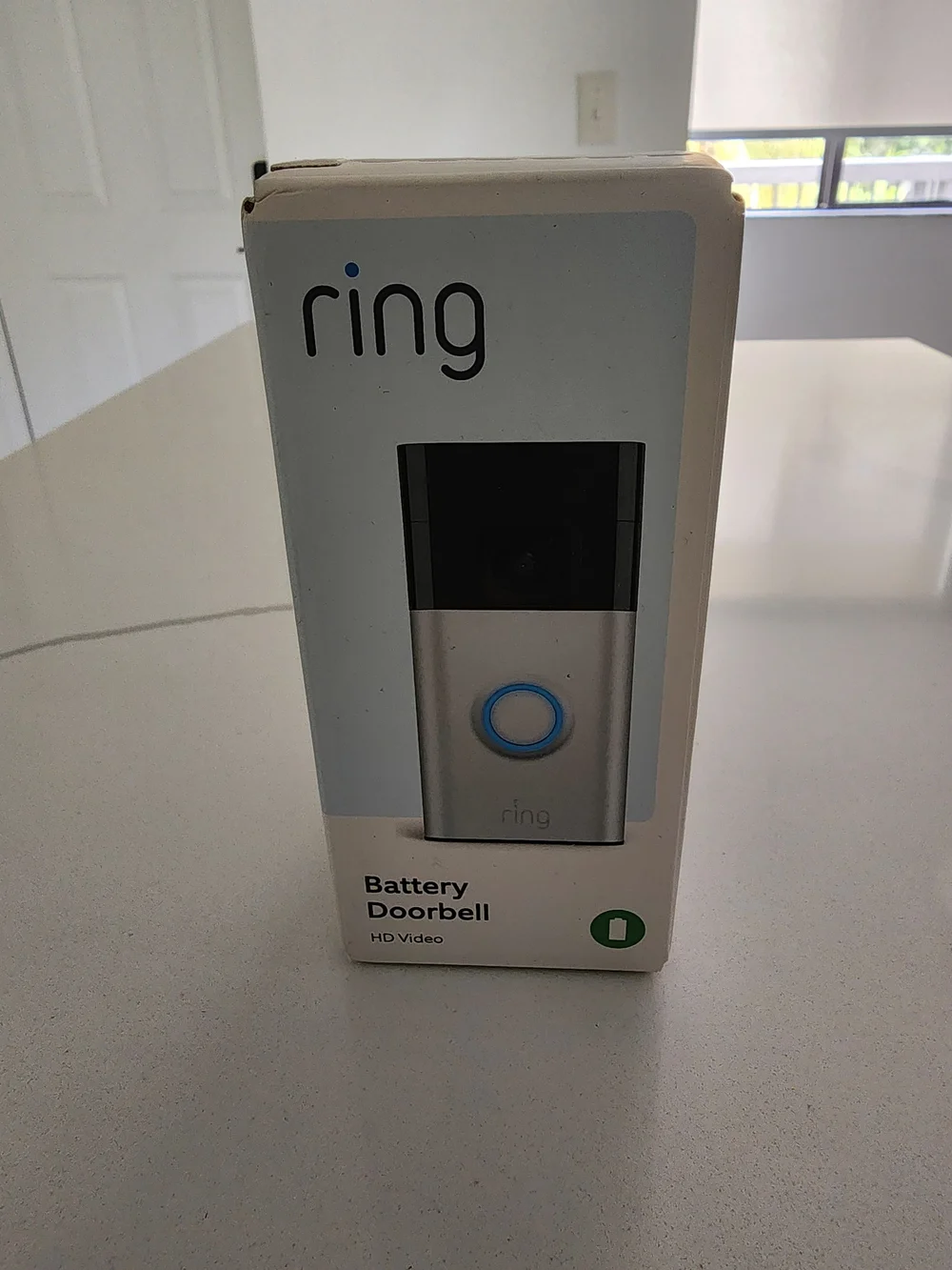 Ring Video Doorbell –Silver And Black